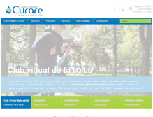 Tablet Screenshot of centromedicocurare.com